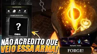 GASTEI OS MELHORES MINÉRIOS DO THE FORGE E CONSEGUI ESSA ARMA!