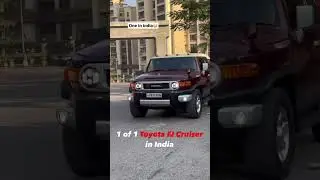 Unique car in india 🙄 #toyota #fj #cars #unique #modification #varunvermavlogs