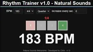Metronome 183 BPM