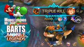 BARATS 🦖 Rank Gameplay - Mobile Legends VR | 360&deg;