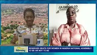 Why Nigeria Only Has 5 Female Senators: Toyin Taiwo Ojo on Affirmative Action & Politics