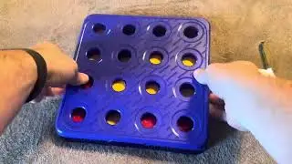Полные измерения игры и частей игры Connect Four Frenzy