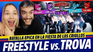Argentinos REACCIONAN | FREESTYLE vs. TROVA en la FIESTA DE LOS CRIOLLOS en Bogotá 🇨🇴 | Chuncanos