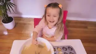 Making Birthday Muffins with Blakely Rose