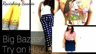 Big Bazaar Try on Haul Video | affordable shopping haul Bengaluru | Sassy Saania