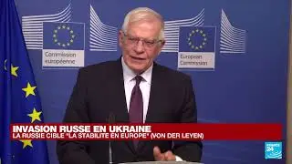 invasion russe en ukraine les chefs de l ue condamnent l attaque injustifi&eacute;e de la russie