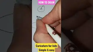 How to draw caricature for kids | Simple and easy guide for beginners | LOVE ARTS❤🎨