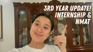 3rd year update! + NMAT & Internship! 😴 | Medical Technology (Philippines)