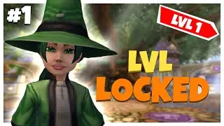 Beating Wizard101 As A Level 1 | Level Locked Episode 1