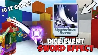 Playing Bedwars With Mysterious Raven Sword Effect!..(Blockman Go)