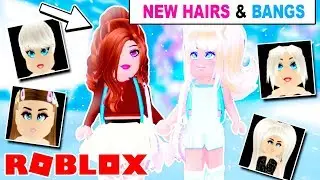 NEW BANGS And HAIRSTYLES In Royale High! NEW UPDATE! (Roblox Royale High)