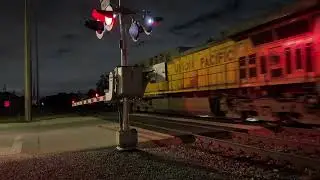 3 UP Locomotives Power Moving In LaGrange, IL On October 11, 2025