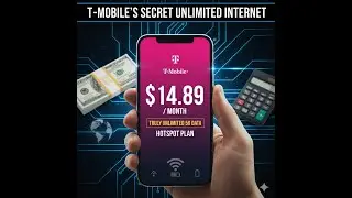 CHEAP UNLIMITED 5G Data! T-Mobile Hotspot Plan for Only $14.89/Month