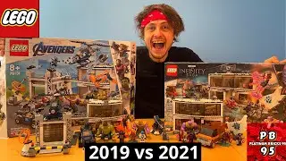 COMPARING THE LEGO AVENGERS COMPOUND SETS!!! (2019 vs 2021)