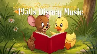 Timeless Disney Magic 🌙 | 1950s Oldies Playing in Another Room for Calm & Comfort
