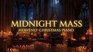 Midnight Mass 🕯️ Heavenly Christmas Piano in Gothic Cathedral | Sleep & Study Ambience