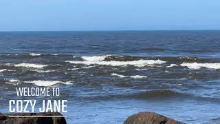 Hypnotizing Blue Ocean Waves & Strong Wind | Calm Beach in 4K | Deep Sleep | 3 Hours