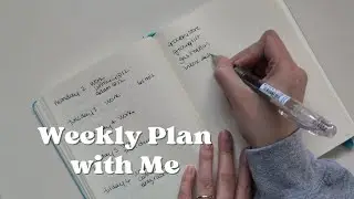 Weekly plan with me | bullet journal | leuchtturm 1917 | minimal planner | Nicole makes plans 