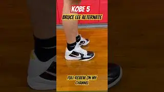 Kobe 5 Bruce Lee alternate! Full review on my channel. #kobe #basketball #shoes