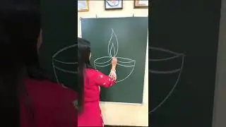 Diya Drawing Tutorial #youtubeshorts #shortsfeed #viralvideo #viral #trendingshorts #art #diwali
