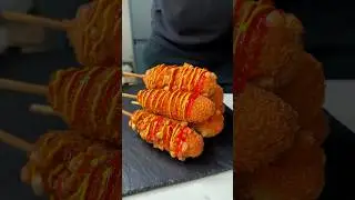 Korean Corn Dogs #food #hotdog