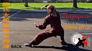 back: Chen Tai Chi Xinjia Er Lu 'Pao Chui' 陈氏太极拳新架炮捶 He Yong Gan Tai Chi