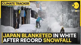 Japan Blanketed in White After Record Snowfall | Record-breaking Snow Buries Streets, Cars | WION