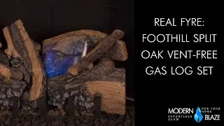 Real Fyre: Foothill Split Oak Vent-Free Gas Log Set