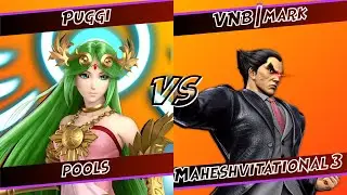 Puggi (Sephiroth/Palutena) vs Mark (Kazuya) - Pools - Maheshvitational 3