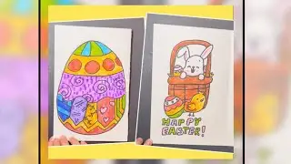 How to Draw An Easter Card