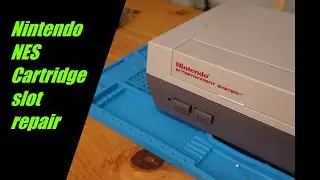 Cartridge slot repair on a Nintendo NES (Repin)