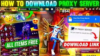 HOW TO DOWNLOAD PROXY SERVER IN FREE FIRE, HOW TO USE PROXY SERVER IN FREE FIRE, VIP PROXY SERVER