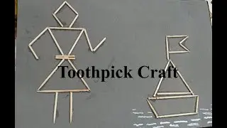 Toothpick Craft | Warli | Toothpick Craft Idea | Kids Craft