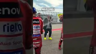 MARC MARQUEZ MERAYAKAN KEMENANGAN BERDAMA PECCO BAGNAIA 😱🫶 #marcmarquez #motogp