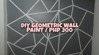 Php 300 | DIY Geometric Wall Paint