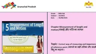 (06th Science ARP)Correct way of measuring and importance of reference point /