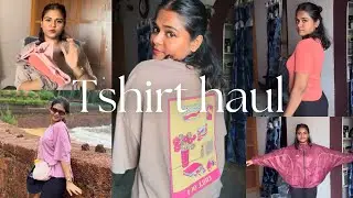 Tshirt shopping haul | Myntra | Ajio
