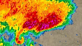 2025 Sterling City, Texas Supercell Radar Loop