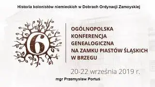 Niemieccy koloniści Ordynacji Zamoyskiej - Geneami Brzeg