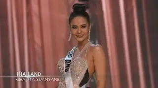 น้ำตาล ชลิตา : ชุดราตรี รอบพรีลิม MU2016