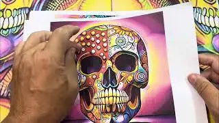 Alan Shows You Some Printed Out Pages from the Skull Collection