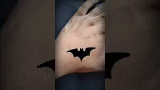 Bat tattoo 🦇🥰#shorts #viral