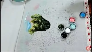 Roberto Ferreira - Novo Projeto - Vamos Aprender a  Pintar Paisagem e Galinha no Tecido
