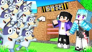 RETO DE LA BASE VS 1000000 BLUEY 😰😱 SRTACATANA VS BLUEY EN MINECRAFT ROLEPLAY