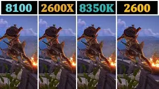 I3 8100 vs R5 2600X vs R5 2600 vs I3 8350K | RX 580 | Tested 15 Games |