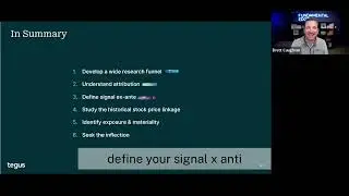 Используйте свой инвестиционный процесс для различения сигнала и шума.