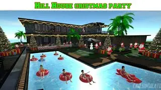 Hill House critsmas Party 🎉 | car simulator 2 new critsmas update ! 
