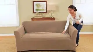 Sure Fit Tuck Tight One Piece Stretch Loveseat