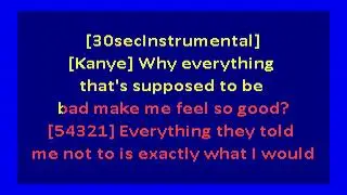 Kanye West &ndash; Addiction (karaoke)