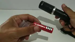 Unbox Lanterna de mergulho profissional Led t6